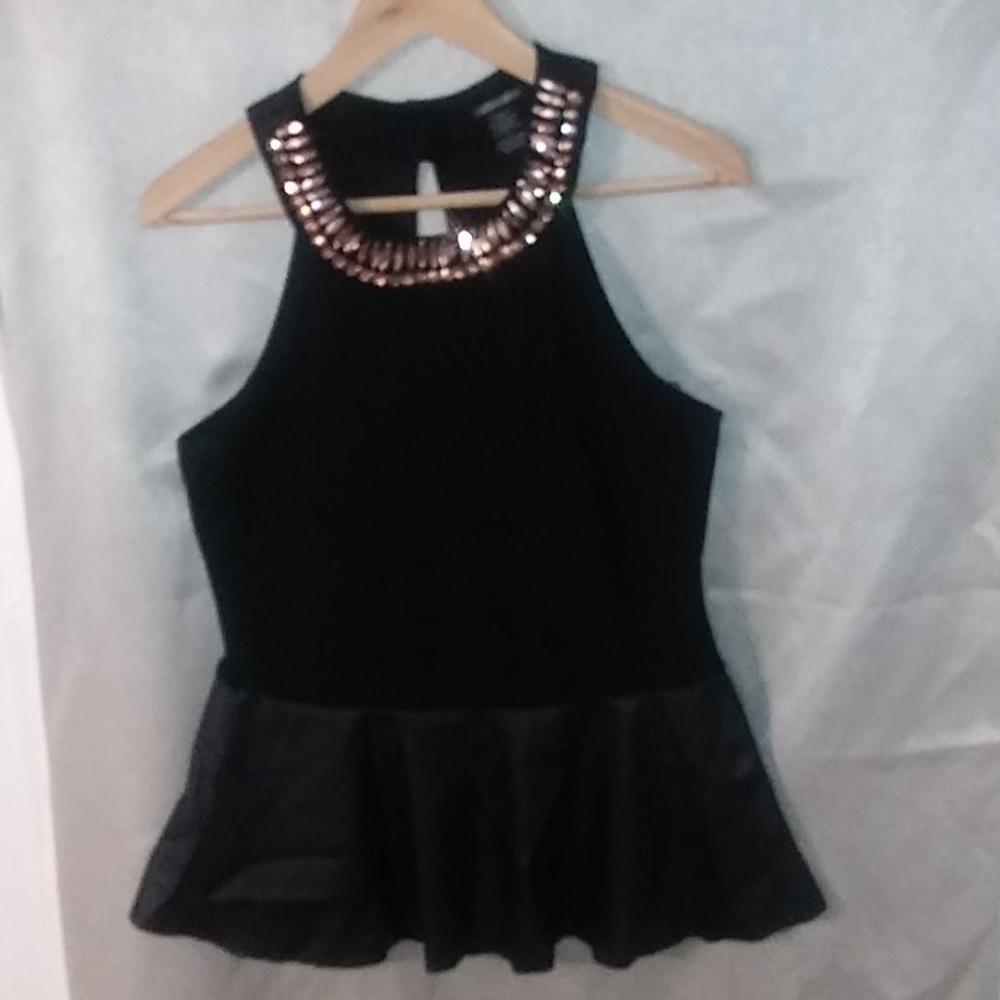 Little black (peplum)top